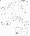 Cylinder Head KitGasket Set-Valve Valves Diagram and Parts List for 44K777-0025-G1  Briggs and Stratton Engine
